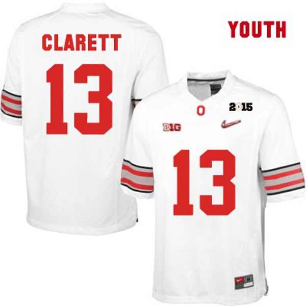 Ohio State Buckeyes Youth NCAA Maurice Clarett #13 White College Football Jersey WIB8849IJ